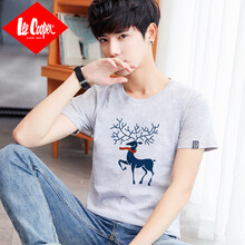 Lee Cooper 短袖 男士T恤 T11灰色 