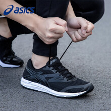 asics跑步鞋黑色/灰色T825N 