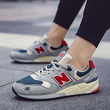 MR跑步鞋999-01碳灰紅 39