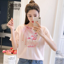 蜜思琦（Misiqi） 印花 短袖 T恤 女 圓領(lǐng)