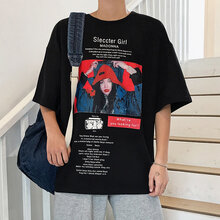 古萊登（GODLIKE） 五分袖 男士T恤 T156-黑色 