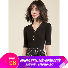 時(shí)尚五分袖針織衫