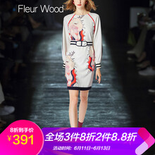 Fleur Wood ��ͨ���� ӡ�� ����ȹ