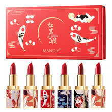 MANSLY 紅色 口紅唇膏
