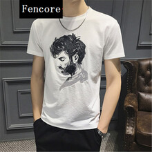 Fencore 短袖 男士T恤 白色 