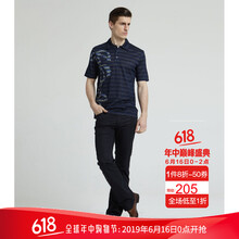 PORTS 短袖 男士T恤  3.NAVY STRIPE 