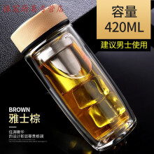 雙層隔熱玻璃杯，讓你喝水更簡單