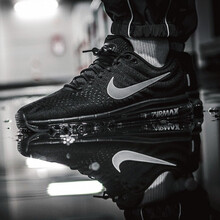 耐克（NIKE）跑步鞋942842-012/全掌氣墊 后跟反光條 
