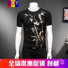 CHIC BOY 短袖 男士T恤 12號(hào)18515黑色 