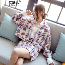 艾珠兒（Aizhuer）  口袋，印花 連衣裙