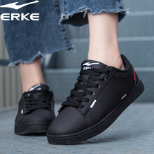鴻星爾克（ERKE）板鞋正黑041 