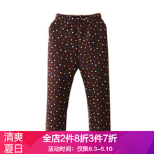 兒童咖啡色打底褲
