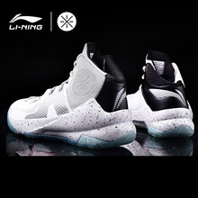 李寧（LI-NING）籃球鞋黑/白 