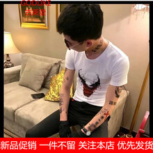 古萊登（GODLIKE） 短袖 男士T恤 毒液白色 