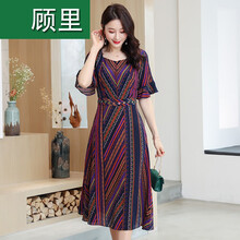 經(jīng)典條紋連衣裙，打造性感小仙女