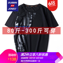 杜賓瓊斯（DUBBINJONES） 短袖 男士T恤 0916黑色 