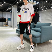 杰遜斯 五分袖 男士T恤 B215-白色 