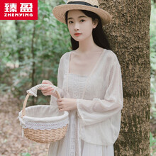 臻盈（ZHENYING）  九分袖 女 短外套 透視