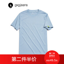 gxg.jeans 短袖 男士T恤 藍色 