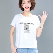 巧桔 扎染 短袖 T恤 女 圓領(lǐng)