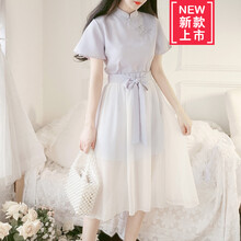 一字肩連衣裙，讓你的少女心