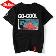 Lee Cooper 短袖 男士T恤 707黑色T恤 