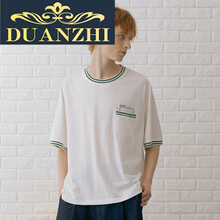 端致（DUANZHI） 長(zhǎng)袖 男士T恤 本白色 