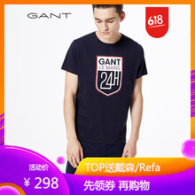 GANT 短袖 男士T恤 433-藏藍(lán)色 