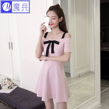純色長(zhǎng)裙，拯救微胖女神