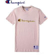 champion 刺繡 短袖 T恤 女 圓領(lǐng)