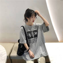 印花寬松短袖，打造浪漫小仙女范