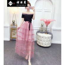 朦朧美，荷葉袖連衣裙仙氣全開(kāi)