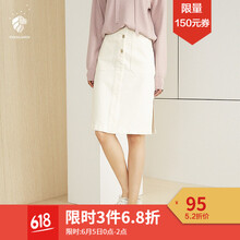 白色牛仔裙女