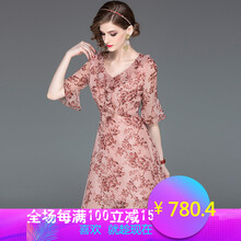 優(yōu)雅條紋連衣裙拯救微胖女神