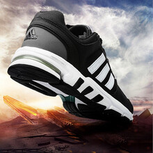 阿迪達(dá)斯（Adidas）跑步鞋DA93751號(hào)黑色+亮白 