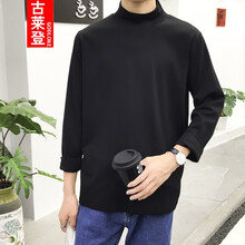 古萊登（GODLIKE） 長(zhǎng)袖 男士T恤 黑色 XL，4XL，5XL，L，M