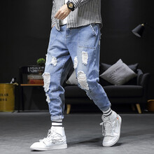 芊旻 直筒褲  男士牛仔褲