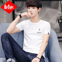 Lee Cooper 短袖 男士T恤 T13白色 