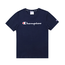 champion 短袖 男士T恤 刺繡深藍(lán)MT843-02 