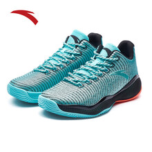 安踏（ANTA）籃球鞋-1/熒光水綠/黑/熒光熱粉 