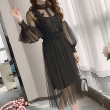 寬松燈籠袖裙，打造優(yōu)雅小仙女