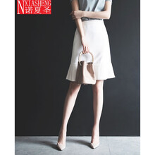 修身高腰短裙，微胖妹子的福利！