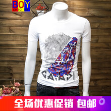 CHIC BOY 短袖 男士T恤 白色T38250 