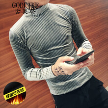 古萊登（GODLIKE） 長袖 男士T恤 銀色 XL，L，M，XXL，XXXL