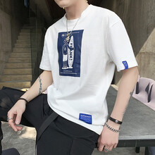 袋鼠（DaiShu） 短袖 男士T恤 9169白色 