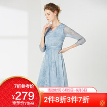 V領(lǐng)連衣裙加大碼修身