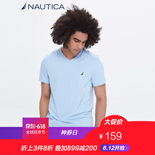 諾帝卡（NAUTICA） 短袖 男士T恤 天藍(lán)色4NN 
