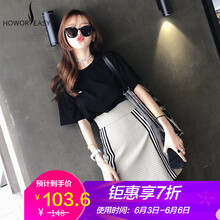 Howoreasy 條紋 不規(guī)則 連衣裙