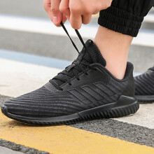 阿迪达斯（Adidas）跑步鞋B75855/纯黑色 