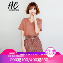 Hcollection 高腰 連體褲 女 短褲 休閑褲